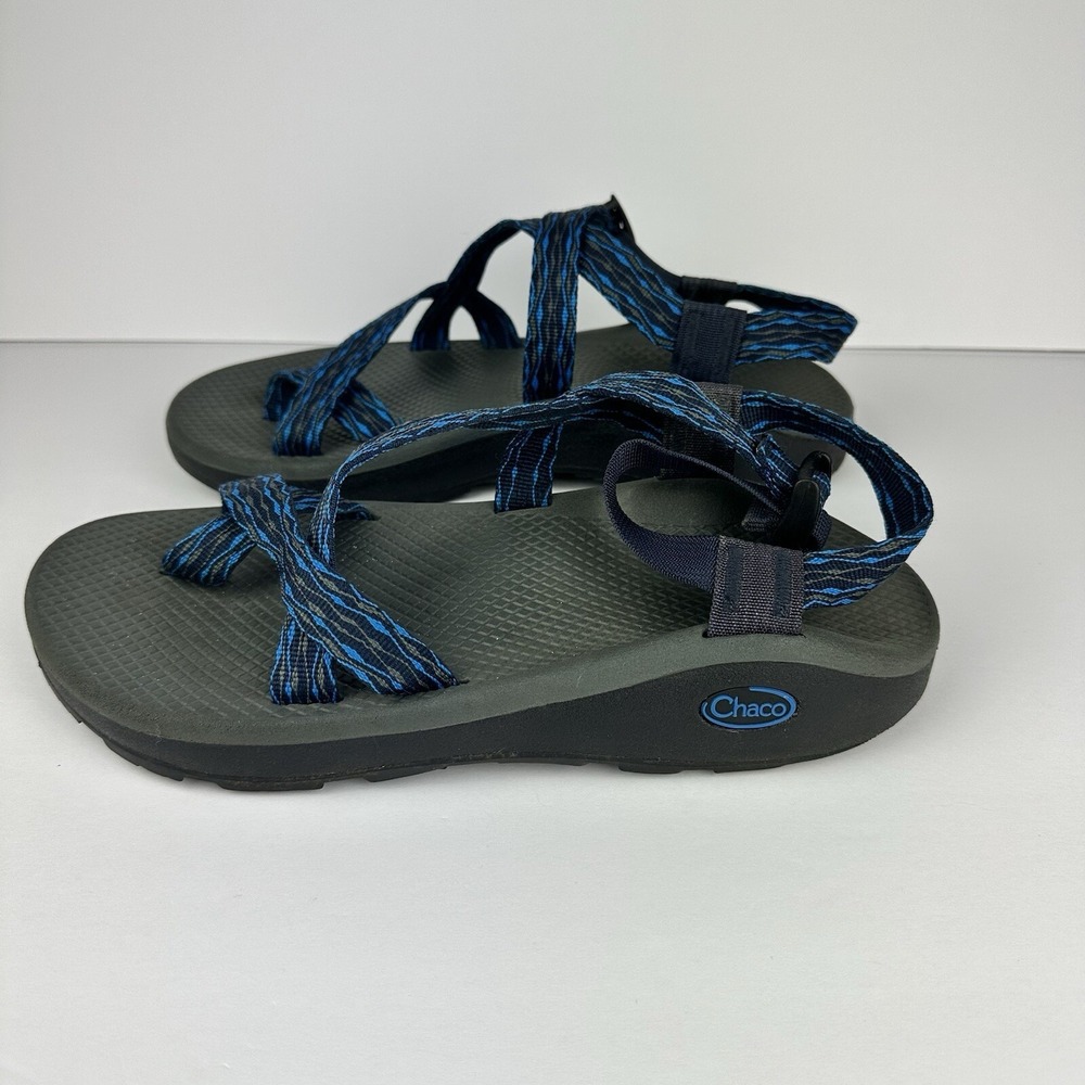 Chaco Mens Z/Cloud 2 Hiking Sandals Olas Blue Size 9 US J105763 - Picture 2 of 8